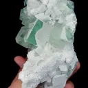 Natural Green Cube Fluorite, Mineral Specimen:Xianghualing,Hunan (115*95*70MM) - image 5