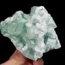 Natural Green Cube Fluorite, Mineral Specimen:Xianghualing,Hunan (115*95*70MM) - image 4