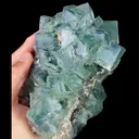 Natural Green Cube Fluorite, Mineral Specimen:Xianghualing,Hunan (120*125*90MM) - image 3