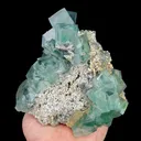 Natural Green Cube Fluorite, Mineral Specimen:Xianghualing,Hunan (120*125*90MM) - image 6