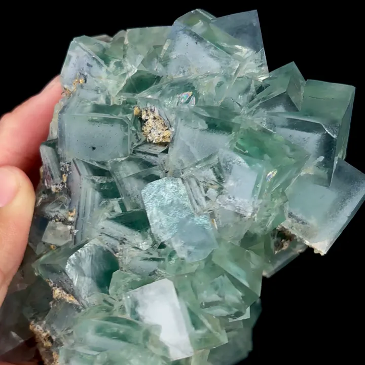 Natural Green Cube Fluorite, Mineral Specimen:Xianghualing,Hunan (120*125*90MM) - image 4