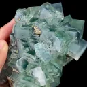 Natural Green Cube Fluorite, Mineral Specimen:Xianghualing,Hunan (120*125*90MM) - image 4