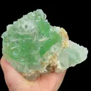 Natural Green Cube Fluorite, Mineral Specimen:Xianghualing,Hunan (125*100*65MM) - image 5