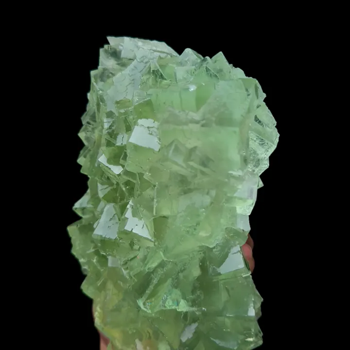 Natural Green Cube Fluorite, Mineral Specimen:Xianghualing,Hunan (200*120*60MM) - image 3