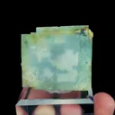 Natural Green Cube Fluorite, Mineral Specimen:Xianghualing,Hunan (35*30*30MM) - image 6