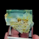 Natural Green Cube Fluorite, Mineral Specimen:Xianghualing,Hunan (35*30*30MM) - image 5