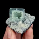 Natural Green Cube Fluorite, Mineral Specimen:Xianghualing,Hunan (50*50*30MM) - image 6