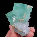 Natural Green Cube Fluorite, Mineral Specimen:Xianghualing,Hunan (50*55*30MM) - image 2