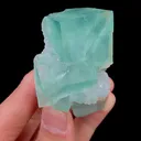 Natural Green Cube Fluorite, Mineral Specimen:Xianghualing,Hunan (50*55*30MM) - image 3