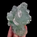 Natural Green Cube Fluorite, Mineral Specimen:Xianghualing,Hunan (70*110*55MM) - image 4