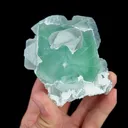 Natural Green Cube Fluorite, Mineral Specimen:Xianghualing,Hunan (75*80*45MM) - image 4