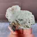 Natural Green Cubic Fluorite and Arsenopyrite Symbiosis comes from Xianghualing,Hunan 90*60*45MM - image 2