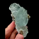 Natural Green Cubic Fluorite and Arsenopyrite Symbiosis comes from Xianghualing,Hunan 90*60*45MM - image 3