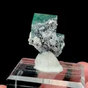 Natural Green Cubic Fluorite and Bismuthinite Mineral Specimen,High Quality Specimen,YAO GANG XIAN,HUNAN,CHINA(20*30*15mm) - image 3