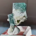 Natural Green Cubic Fluorite and Bismuthinite Symbiosis comes from Yaogangxian,Hunan 20*30*15MM - image 2