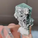Natural Green Cubic Fluorite and Bismuthinite Symbiosis comes from Yaogangxian,Hunan 20*30*15MM - image 4