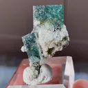 Natural Green Cubic Fluorite and Bismuthinite Symbiosis comes from Yaogangxian,Hunan 20*30*15MM - image 1