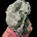 Natural Green Cubic Fluorite and Calcite Mineral Specimen,High Quality Specimen,XIANGHUALING,HUNAN,CHINA(90*60*45mm) - image 4