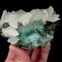 Natural Green Cubic Fluorite and Calcite Mineral Specimen,High Quality Specimen,XIANGHUALING,HUNAN,CHINA(90*60*45mm) - image 3