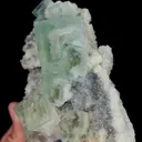 Natural Green Cubic Fluorite and Calcite , Mineral Specimen:Xianghualing,Hunan (110*80*40MM) - image 3
