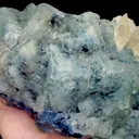 Natural Green Cubic Fluorite and Calcite, Mineral Specimen:Xianghualing,Hunan (200*115*85MM) - image 3