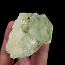 Natural Green Cubic Fluorite and Calcite, Mineral Specimen:Xianghualing,Hunan (70*45*30MM) - image 3