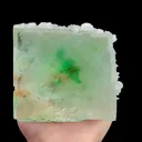 Natural Green Cubic Fluorite and Calcite, Mineral Specimen:Zhejiang,China (95*85*70MM) - image 4