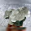 Natural Green Cubic Fluorite and Calcite Symbiosis comes from Xianghualing,Hunan 90*60*45MM - image 2