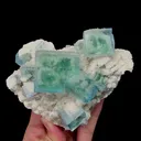 Natural Green Cubic Fluorite and Dolomite Mineral Specimen,High Quality Specimen,ZHEJIANG,CHINA(130*100*45mm) - image 4