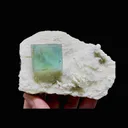Natural Green Cubic Fluorite and Dolomite Symbiosis comes from Xianghualing,Hunan 90*65*35MM - image 6