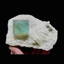 Natural Green Cubic Fluorite and Dolomite Symbiosis comes from Xianghualing,Hunan 90*65*35MM - image 5