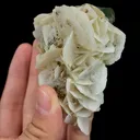 Natural Green Cubic Fluorite and Flaky Calcite, Mineral Specimen:Xianghualing,Hunan (60*75*55MM) - image 3