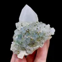 Natural Green Cubic Fluorite and Quartz and Pyrite Symbiosis comes from Yaogangxian,Hunan 60*55*35MM - image 2