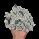 Natural Green Cubic Fluorite and Quartz Cluster, Mineral Specimen: Inner Mongolia,China (160*125*60MM) - image 4