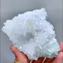Natural Green Cubic Fluorite and Quartz, Mineral Specimen: Zhejiang,China (100*80*45MM) - image 5