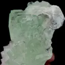 Natural Green Cubic Fluorite and Quartz Mineral Specimen,High Quality Specimen,XIANGHUALING,HUNAN,CHINA(130*85*50mm) - image 3