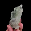 Natural Green Cubic Fluorite and Quartz, Mineral Specimen:Xianghualing,Hunan（105*55*35MM） - image 3