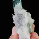 Natural Green Cubic Fluorite and Quartz, Mineral Specimen:Zhejiang,China (60*55*30MM) - image 2