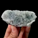 Natural Green Cubic Fluorite and Quartz, Mineral Specimen:Zhejiang,China (90*40*30MM) - image 1