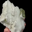 Natural Green Cubic Fluorite and White Crystal Mineral Specimen,High Quality Specimen,YAO GANG XIAN,HUNAN,CHINA(130*103*87mm) - image 3
