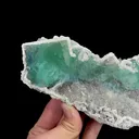 Natural Green Cubic Fluorite, Calcite and Quartz, Mineral Specimen:Xianghualing,Hunan (170*100*70MM) - image 2