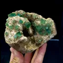 Natural Green Cubic Fluorite comes from Huangshaping,Chenzhou 90*75*60MM - image 6