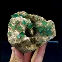 Natural Green Cubic Fluorite comes from Huangshaping,Chenzhou 90*75*60MM - image 4