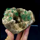 Natural Green Cubic Fluorite comes from Huangshaping,Chenzhou 90*75*60MM - image 8