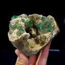 Natural Green Cubic Fluorite comes from Huangshaping,Chenzhou 90*75*60MM - image 1