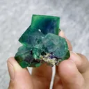 Natural Green Cubic Fluorite comes from Inner Mongolia,China 45*30*30MM - image 2
