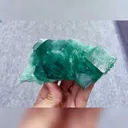 Natural Green Cubic Fluorite comes from Madagascar 130*65*50MM - image 3
