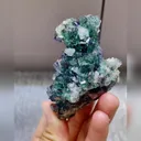 Natural Green Cubic Fluorite comes from Namibia 50*30*80MM - image 3