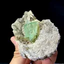 Natural Green Cubic Fluorite comes from Xianghualing, Hunan 100*45*30MM - image 4