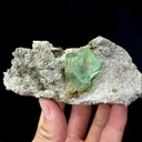 Natural Green Cubic Fluorite comes from Xianghualing, Hunan 100*45*30MM - image 2